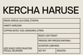 Kercha Haruse – Ethiopian Light Roast (Whole Bean) Specialty Coffee